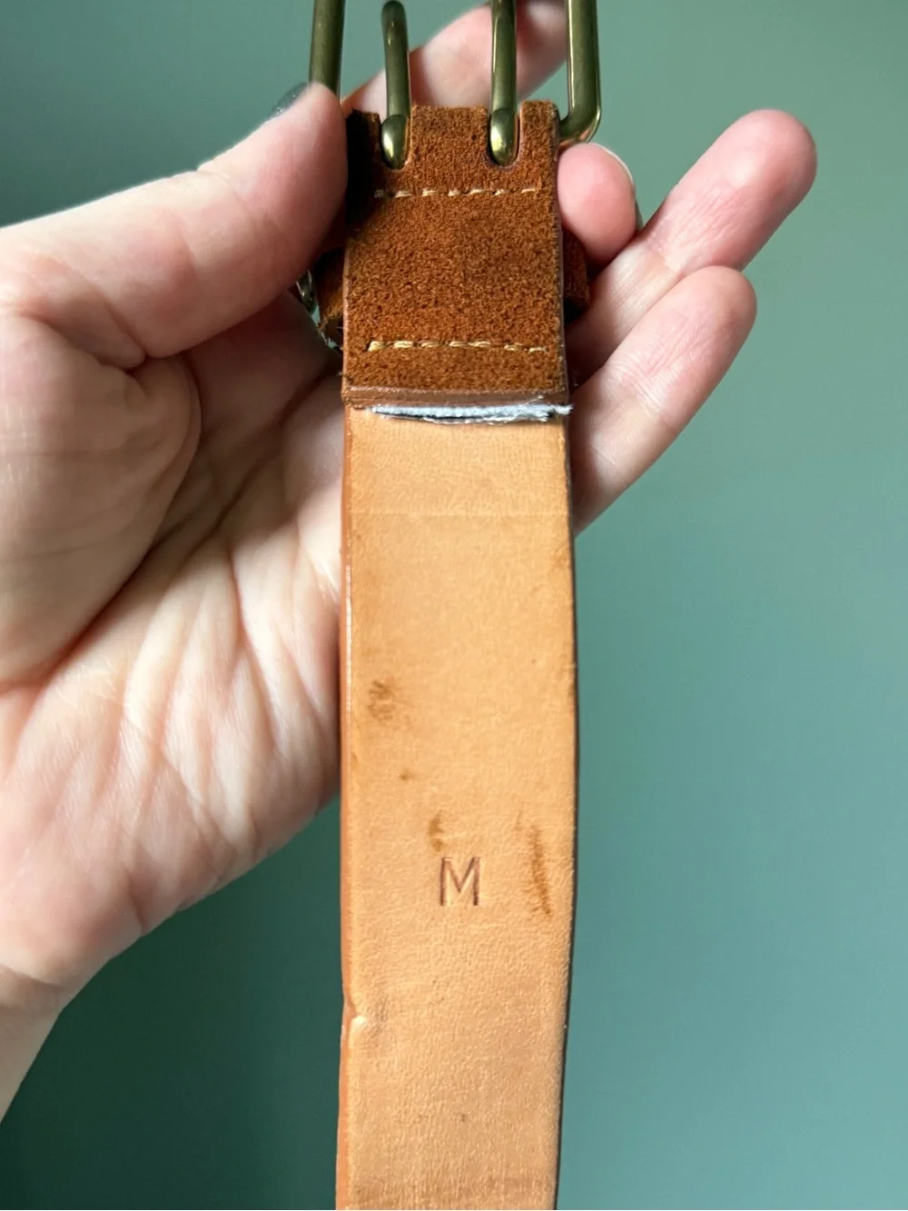 J. Crew Leather Belt - Brown - Size M
